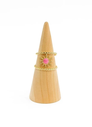 Bague femme doré rose en acier inoxydable ajustable, condition: Very good, size: Adjustable, €10.00, €11.20 includes Buyer Protection