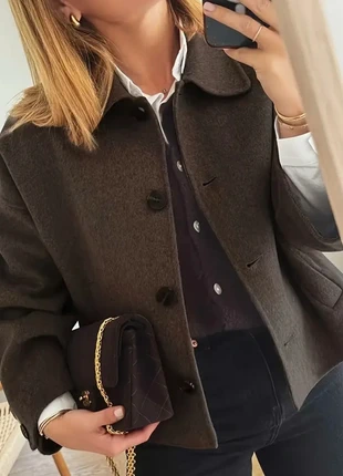 Manteau blazer pour femme - marron, marke: Vintage Dressing, zustand: Sehr gut, größe: S / 36 / 8, 49,00 €, 52,15 € inklusive Vinted-Käuferschutz