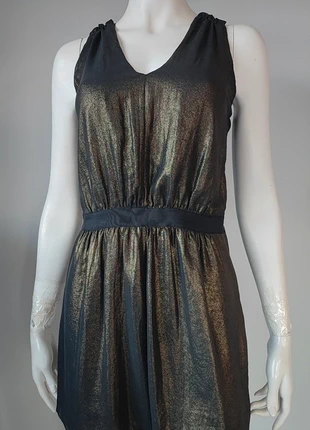 robe midi Comptoir des Cotonniers noire et dorée taille S, marke: Comptoir des Cotonniers, zustand: Sehr gut, größe: S / 36 / 8, 20,00 €, 21,70 € beinhaltet Vinted-Käuferschutz Pro