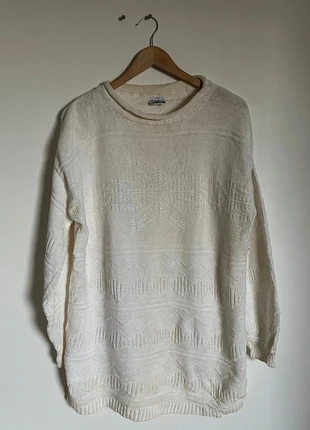 Pull en maille Vintage Dressing blanc - L Femme, marque: Vintage Dressing, état: Très bon état, taille: L / 40 / 12, 4,50 €, 5,43 € Protection acheteurs incluse
