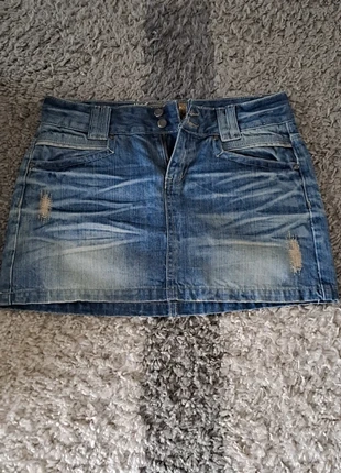 Spijkerrokje, merk: Topshop, staat: Nieuw zonder prijskaartje, maat: S / 36 / 8, € 5,00, € 5,95 inclusief Kopersbescherming