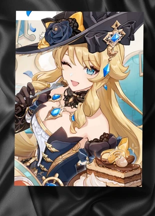 Genshin impact Navia print affiche A4, marca: Genshin impact, estado: Novo sem etiquetas, €5.00, €5.95 inclui Proteção do Comprador