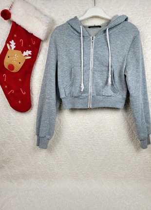 Gilet court à capuche - Shein - Taille M, marque: Shein, état: Très bon état, taille: M / 38 / 10, 5,99 €, 6,99 € Protection acheteurs incluse