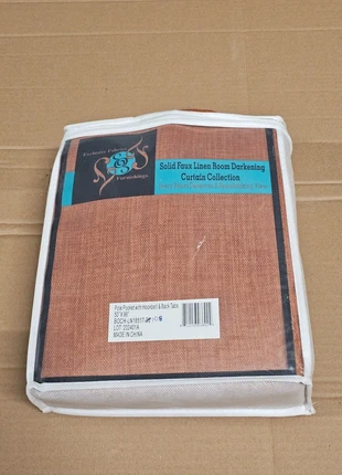 Luxury Linen Curtains, Faux Linen, for Bedroom & Living Room, 96 Inches Long, (1 Panel), 50W X 96L, brand: HPD, condition: New with tags, size: 200 cm - 249 cm, £15.00, £16.45 includes Buyer Protection