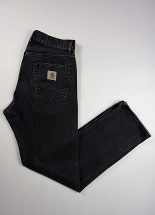 Jean - Carhartt - Pontiac Pant 100% Coton - Noir - Coupe droite W31 L32 - Très bon état - #257, marque: Carhartt, état: Très bon état, taille: W31 | FR 40, 49,00 €, 52,15 € Protection acheteurs incluse