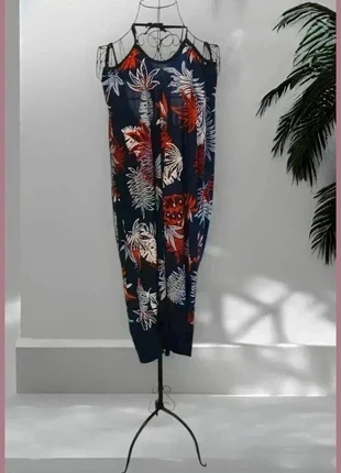 Robe d’été fluide bleue à motifs Femme 46/48 – Très bon état, marca: Vintage Dressing, estado: Muy bueno, tamaño: 4XL / 48 / 20, 3,96 €, 4,86 € Protección al comprador incluida