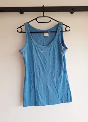 R0481. Débardeur bleu Esprit vintage T40, marque: Esprit, état: Très bon état, taille: L / 40 / 12, 6,00 €, 7,00 € Protection acheteurs (Pro) incluse