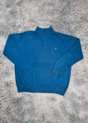 Vintage 90’s Lacoste Blue Quarter-Zip Sweater XXL, marca: Lacoste, estado: Muito bom, tamanho: XXL, €41.00, €43.75 inclui Proteção do Comprador Pro