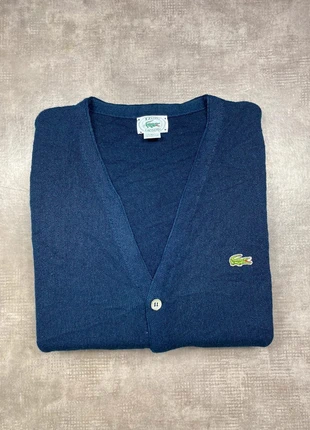 Cardigan Lacoste Vintage | Bleu Marine logo brodé | Taille XL Homme | Made in USA, brand: Lacoste, condition: Very good, size: XL, €30.00, €32.20 includes Buyer Protection