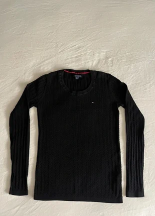 Pull Tommy Hilfiger Femme noir col rond - taille S, marke: Tommy Hilfiger, zustand: Gut, größe: S / 36 / 8, 18,00 €, 19,60 € inklusive Vinted-Käuferschutz