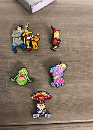 Lot de 5 pin’s de séries animées des années 90, marque: Jem et Les Hologrammes, état: Neuf sans étiquette, taille: Taille unique, 9,00 €, 10,15 € Protection acheteurs incluse
