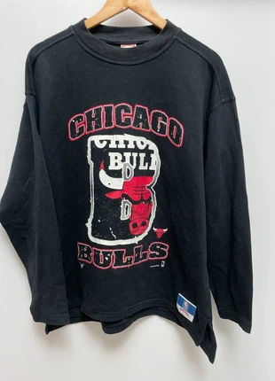 NBA Basketball Vintage Nutmeg Chicago Bulls Black Sweater Mens M Made in Portugal 🇵🇹, brand: Nutmeg, condition: Very good, size: M, €35.00, €37.45 includes Buyer Protection