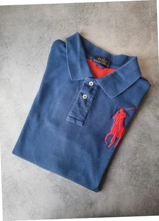 Polo vintage Ralph Lauren homme Coton Piqué | Bleu Big pony rouge | Taille S, marque: Polo Ralph Lauren, état: Très bon état, taille: S, 17,10 €, 18,66 € Protection acheteurs (Pro) incluse