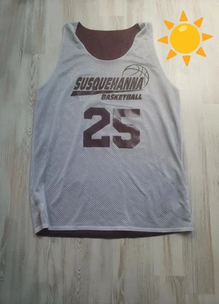 Maillot de basket réversible numéro 25 XL Violet et blanc Susquehanna Basketball, marque: Badger, état: Très bon état, taille: XL, 9,99 €, 11,19 € Protection acheteurs incluse