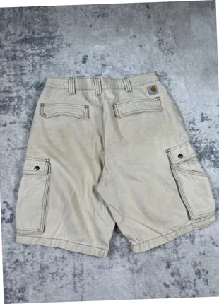 Short Carhartt Cargo Beige Relaxed W 34, marke: Carhartt, zustand: Gut, größe: W34 | DE 50, 14,00 €, 15,40 € inklusive Vinted-Käuferschutz