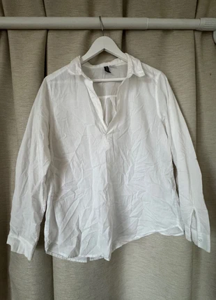 White Cotton Blouse – H&M Divided (EU 40), merk: H&M Divided, staat: Nieuw zonder prijskaartje, maat: L / 40 / 12, € 4,00, € 4,90 inclusief Kopersbescherming