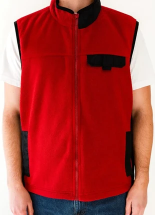 Veste polaire sans manches GAP couleur rouge – Taille XXL (convient à un M), estado: Muito bom, tamanho: M, €10.00, €11.20 inclui Proteção do Comprador