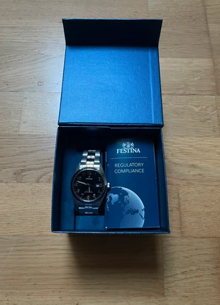Montre grise Festina cadrant noir, brand: Festina, condition: New without tags, size: 39–42 mm, €89.99, €95.19 includes Buyer Protection