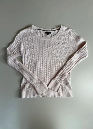 Pull torsadé beige Tommy Hilfiger – taille M, marque: Tommy Hilfiger, état: Très bon état, taille: M / 38 / 10, 9,00 €, 10,15 € Protection acheteurs incluse