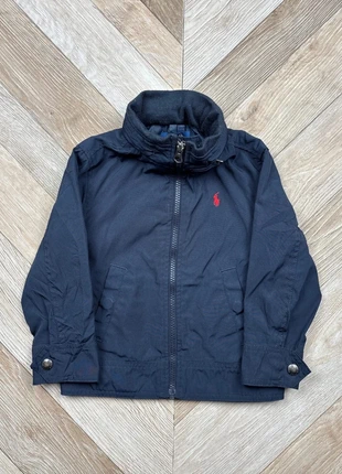 Veste Harrington Ralph Lauren - uni bleu marine - logo brodé rouge, marque: Ralph Lauren, état: Très bon état, taille: 24-36 mois / 92 cm, 25,00 €, 26,95 € Protection acheteurs (Pro) incluse