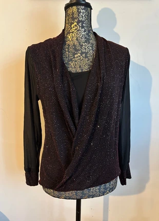 Haut manche transparente pailletée, marque: made in France, état: Très bon état, taille: Taille unique, 4,00 €, 4,90 € Protection acheteurs (Pro) incluse