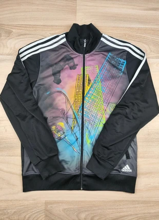 Veste vintage, Y2K, Adidas Firebird éditions spéciales, imprimé street art, taille M homme, brand: adidas, condition: Very good, size: M, €25.00, €26.95 includes Buyer Protection