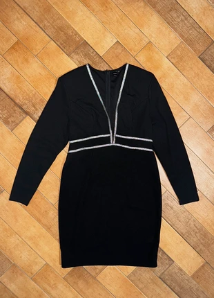 Abito Nero Strass Argento SHEIN Curvy, brand: Shein, condizioni: Nuovo senza cartellino, taglia: XXXL / IT 50 / EU 46, €8.00, €9.10 include la Protezione acquisti