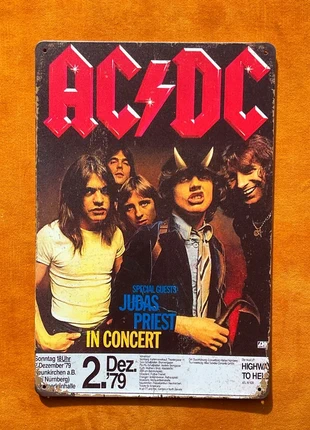 Plaque déco AC/DC, brand: AC/DC, condition: Very good, €8.90, €10.05 includes Buyer Protection
