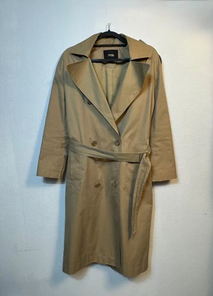 Manteau veste long trench coat ceinture épaulette maje beige crème taille XS femme, marque: Maje, état: Très bon état, taille: XS / 34 / 6, 97,00 €, 102,55 € Protection acheteurs incluse