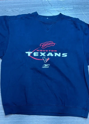 Sweat NFL Reebok Houston Texans - Col rond - Oversize - Bleu marine - Taille L, brand: Reebok, condition: Very good, size: L, €12.00, €13.30 includes Buyer Protection