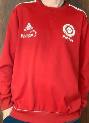Red football Adidas sweatshirt FC Gladbeck Size L, marque: adidas, état: Très bon état, taille: L, 8,00 €, 9,10 € Protection acheteurs incluse