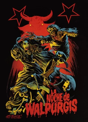 La Noche de Walpurgis/ Walpurgis Night (Fright Rags)/ Dark Style/ Graphic Tee, marque: Vintage Dressing, état: Neuf sans étiquette, taille: S, 8,00 €, 9,10 € Protection acheteurs incluse