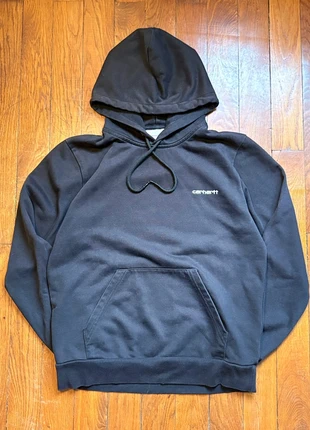Hoodie Carhartt noir - logo brodé - taille S, brand: Carhartt, condition: Very good, size: S, €32.00, €34.30 includes Buyer Protection