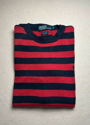 Pull rayé bleu et rouge Ralph Lauren taille M, marque: Ralph Lauren, état: Très bon état, taille: M, 23,99 €, 25,89 € Protection acheteurs incluse