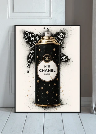 Affiche / Poster – Spray Art Luxe Noir & Or – Format A3 (29,7 x 42 cm), marke: Inconnu, zustand: Sehr gut, 10,00 €, 11,20 € beinhaltet Vinted-Käuferschutz Pro