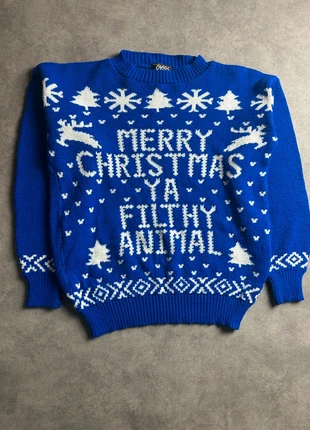 Pull Vintage Noël - Old School 90s Retro - Taille L, merk: Vintage Dressing, staat: Heel goed, maat: L / 40 / 12, € 13,00, € 14,35 inclusief Kopersbescherming