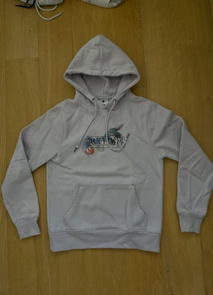 Lila hoodie van Daily Paper met print – maat XS, merk: Daily paper, staat: Heel goed, maat: XS / 34 / 6, € 20,00, € 21,70 inclusief Kopersbescherming