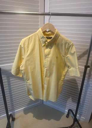 Shorts sleeve Oxford shirt, merk: Polo Ralph Lauren, staat: Heel goed, maat: XL / 42 / 14, € 20,00, € 21,70 inclusief Kopersbescherming