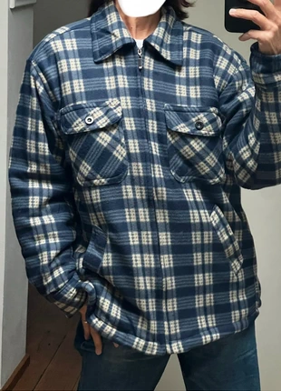 Giacca camicia uomo a scacchi blu écru pile interno effetto pelo, marque: primo & secondo, état: Très bon état, taille: M, 10,00 €, 11,20 € Protection acheteurs incluse