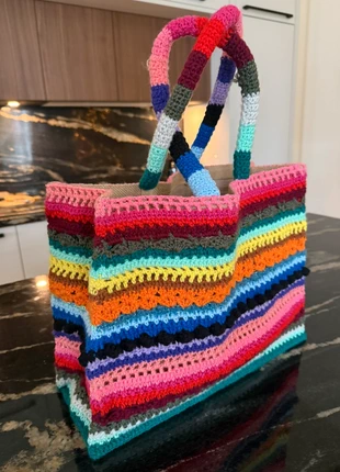 Gehaakte tas, merk: geen merk, staat: Nieuw zonder prijskaartje, € 10,00, € 11,20 inclusief Kopersbescherming