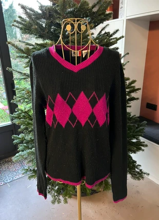 Arizona Jean Co ~ Pull vintage col V motif losange, marque: Arizona Jean Co, état: Très bon état, taille: L / 40 / 12, 6,00 €, 7,00 € Protection acheteurs (Pro) incluse