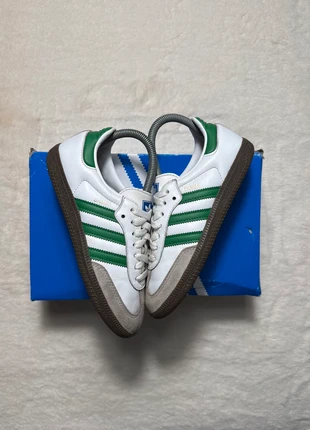 Adidas Samba og Blanc Vert / White Green Taille 36 2/3 | 4 1/2 US | 4 UK, marca: adidas, estado: Muy bueno, tamaño: 36.5, 49,90 €, 53,10 € Protección al comprador Pro incluida