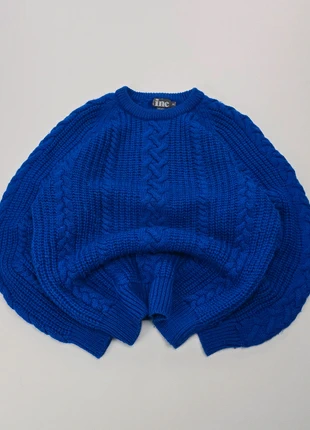 Sweater Vintage 90s Retro Cable Knit Heavy Wool Relaxed Fit Navy Blue, marca: Vintage Dressing, estado: Muy bueno, tamaño: XL, 44,90 €, 47,85 € Protección al comprador incluida