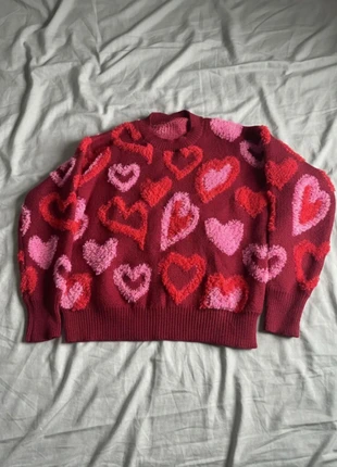 Pull Rouge Cœurs Style Doux Girly Kawaii Y2K, brand: Vintage Dressing, condizioni: Ottime, taglia: M / IT 42 / EU 38, €56.99, €60.54 include la Protezione acquisti