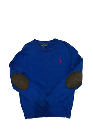 Pull bleu avec coudières – Polo Ralph Lauren, marca: Ralph Lauren, estado: Muy bueno, tamaño: S, 15,00 €, 16,45 € Protección al comprador incluida