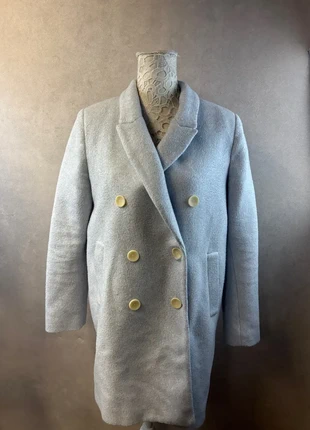 Manteau gris croisé à boutons dorés – Zara – Taille M – Lot P1, marque: Zara, état: Très bon état, taille: M / 38 / 10, 11,30 €, 12,57 € Protection acheteurs (Pro) incluse