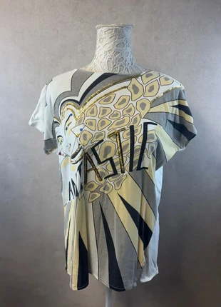 T-shirt imprimé graphique jaune et gris Taille M – Lot P1, état: Bon état, taille: M / 38 / 10, 4,50 €, 5,43 € Protection acheteurs (Pro) incluse