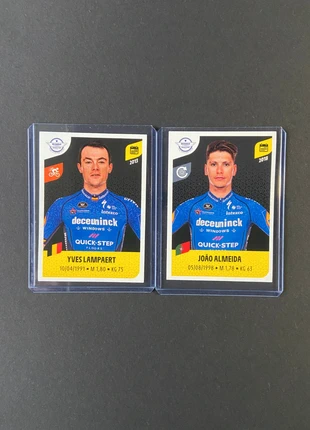 Panini Tour de France 2021 Deceuninck QuickStep Joao Almeida Yves Lampaert Lot of 2 Stickers, merk: Panini, staat: Nieuw zonder prijskaartje, € 2,50, € 3,33 inclusief Kopersbescherming