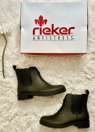 New! Rieker Anti-Stress Black Chelsea Boots | Size 38 Warm Lining & Memory Foam Comfort, marque: Rieker, état: Neuf avec étiquette, taille: 38, 38,00 €, 40,60 € Protection acheteurs incluse