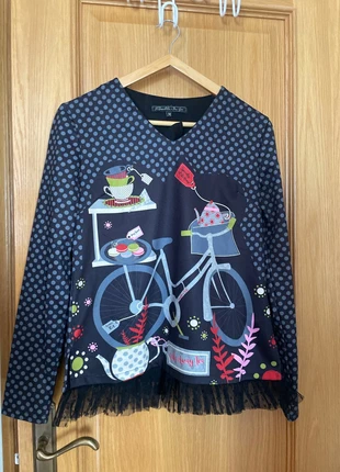 Camiseta manga larga, marca: Rosalita McGee, estado: Nuevo sin etiquetas, tamaño: M / 38 / 10, 5,00 €, 5,95 € Protección al comprador incluida